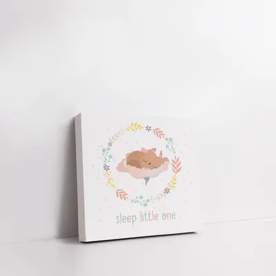 Sleep Little One | Canvas for Baby Room