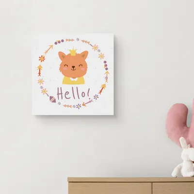 Special Beaver Designed Canvas for Baby Room