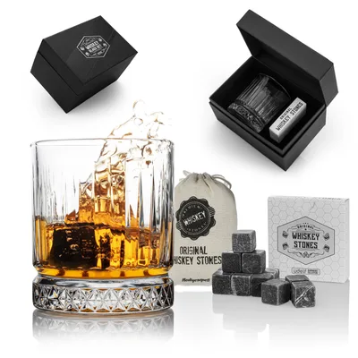 Special Day Gift Premium Boxed Glasgow Whiskey Glass Set