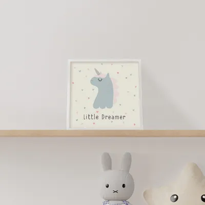 Special Unicorn Designed Frame for Baby Room