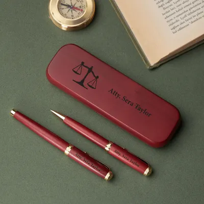 Special Wooden Pen Set for Lawyers