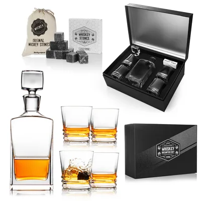 Speyside Whiskey Set with 4 Glasses in Premium Box