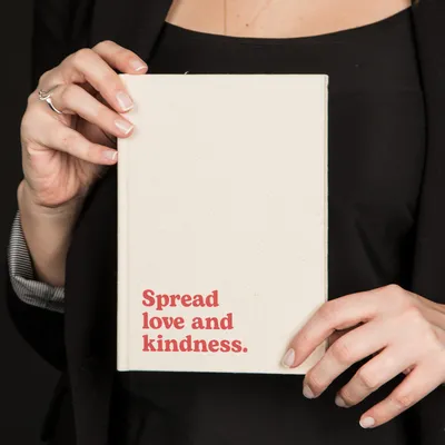 Spread Love and Kindness Designed Notebook