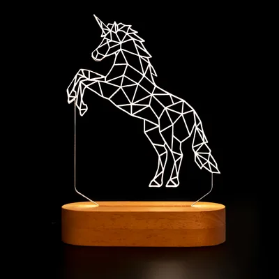 Sweet Unicorn Design Led Lamp