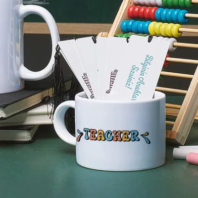 Teachers Day Personalized Coffee Mug for English Educators