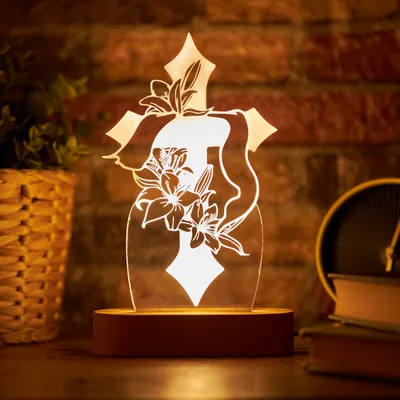 The Cross Design LED Lamp