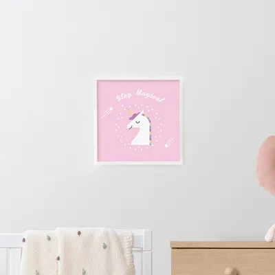 Unicorn Design Frame for Baby Room