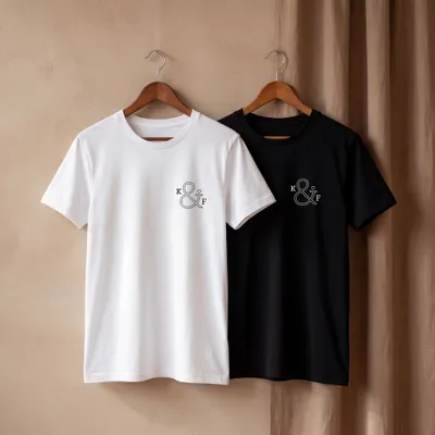 Valentine's Gift Minimal Letter Designed Dear T-Shirt Combination