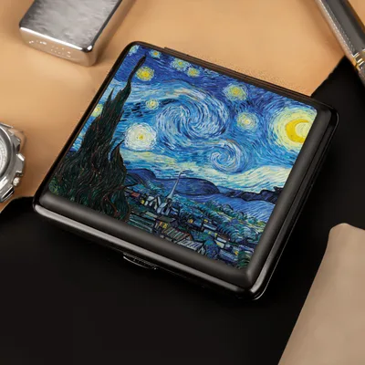 Van Gogh Starry Night Cigarette Case