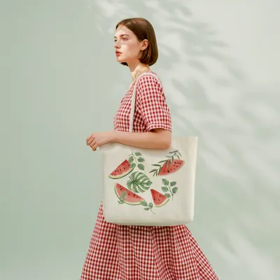 Watermelon Design Eco-friendly Tote Bag