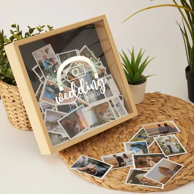 Wedding Gift Acrylic Memory Box with 105 Photos