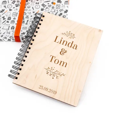 Wooden Cover Personalized Photo Album