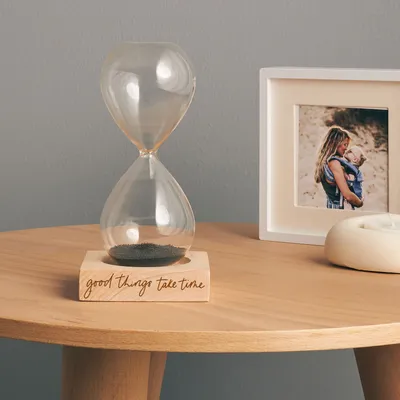 Wooden Magnetic Hourglass