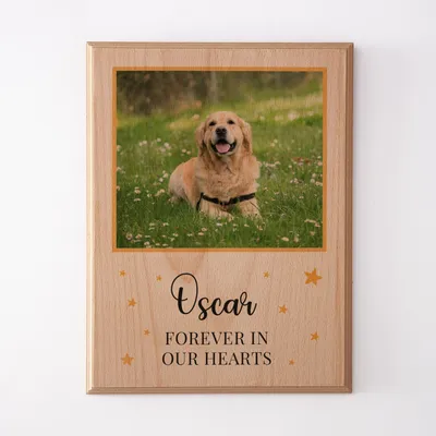 Wooden Pet Memorial Frame - Custom Design