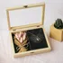100 Languages I Love You Silver Necklace Gift Set with Wooden Box and Mini Corsage