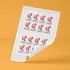 15 pcs Logo Printed Sticker