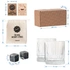 Elegant Whiskey Glass Gift Set with Chilling Stones