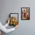 2pcs Black Picture Frame Set with Custom Photo Prints