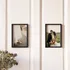 2pcs Black Picture Frame Set with Custom Photo Prints
