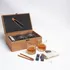 30 Years Old Design Wooden Box Glasgov 2x Whiskey Glass and Cooling Stones Set