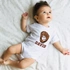 3 Piece Baby Bodysuit with Baseball Design