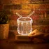 3D Drum Design LED Night Light