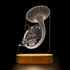 3D French Horn Design LED Lamp