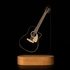 3D Guitar Design LED Night Lamp