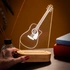 3D Guitar Design LED Night Lamp