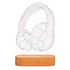3D Headphone Design Led Lamp