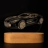 Car Enthusiast 3D LED Night Light for Speed Lovers