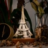 3D Led Lamp With Paris Eiffel Tower Design