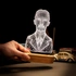 3D Nicola Tesla Bust Design LED Lamp