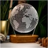 3D World Map LED Night Light for Travel Lovers