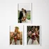 3pcs Self Adhesive Wall Picture Frames with Photo Prints