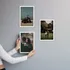 3pcs Self Adhesive Wall Picture Frames with Photo Prints