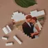 48-Piece Photo Heart Brick Puzzle