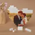 48-Piece Photo Heart Brick Puzzle