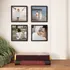 4 pcs Self Adhesive Photo Frame Set with Photo Prints