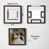 4 pcs Self Adhesive Photo Frame Set with Photo Prints