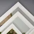 5pcs White Gallery Wall Picture Frame Set with Mat Bordered Photo Prints