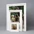 5pcs White Gallery Wall Picture Frame Set with Mat Bordered Photo Prints
