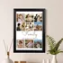 Personalised Family Photo Collage Frame with Custom Message