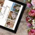 Personalised Family Photo Collage Frame with Custom Message