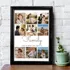 Personalised Family Photo Collage Frame with Custom Message
