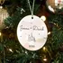 Acrylic Pine Tree Ornament with Valentine's Special Name