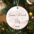 Acrylic Pine Tree Ornament with Valentine's Special Name