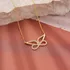 Angel Wing Infinity Silver Necklace
