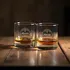 Anniversary Custom Whiskey Glass Set 11oz Personalized