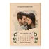 Anniversary Gift Date and Photo Printed Wooden Picture